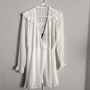 Reformation Ricki Dress Size Small SM, Ivory, NWT